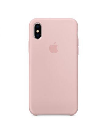 Чехол для iPhone Apple iPhone X Silicone Case Pink Sand